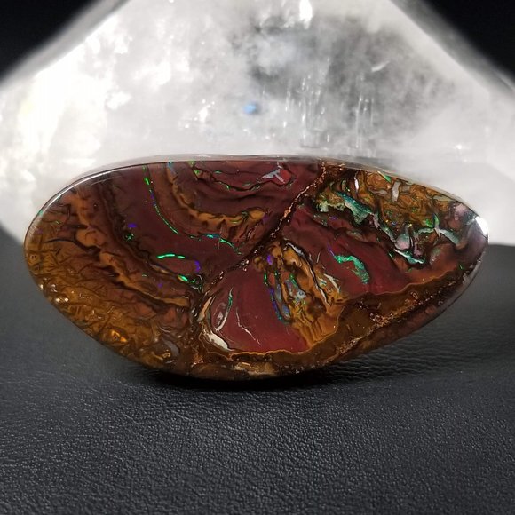 Large Australian Koroit Drilled Opal pendant stone * DPO22P4 - Picture 6 of 17